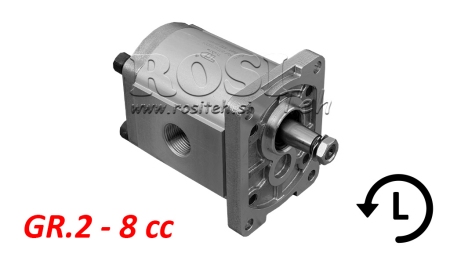 POMPA IDRAULICA GR.2 8 CC SINISTRA - FILO