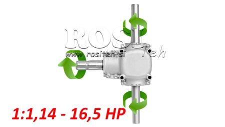 KALDKEERMEGA KÄIGUKAST KAHE TELJEGA 1:1.14 (16.5HP-12KW)