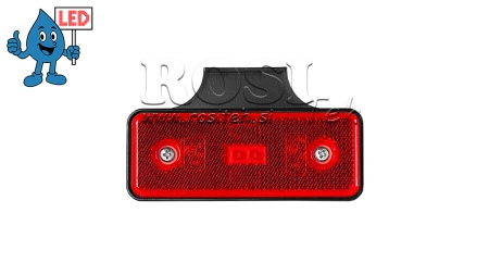 LUCE DI MARCIA A LED ROSSA 12V