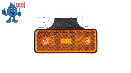 LUCE DI MARCIA A LED ARANCIONE 12V