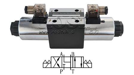 HYDRAULIC ELECTROMAGNETIC VALVE KV-4/3 CETOP 5 12/24/230V N6