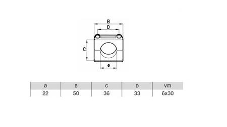 PIPE BRACKET Dia.22