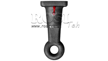 GANCIO DI TRAINO GIREVOLE fi35 6 TONNELLATE E3 NEL CASO 6000/1500KG