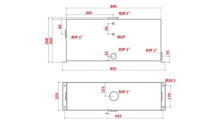 METAL OIL TANK 25 LITER CUBE 260x210x600mm SET WITH ACCESSORIES