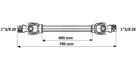 ECO KĹBOVÝ HRIADEĽ 790mm 35-60HP STANDARD