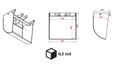 SECCHIO PER CARICO ALLA RINFUSA (SENZA CILINDRO)