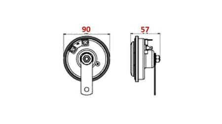 SZIRÉNA TIP 1 - HUPA 12V