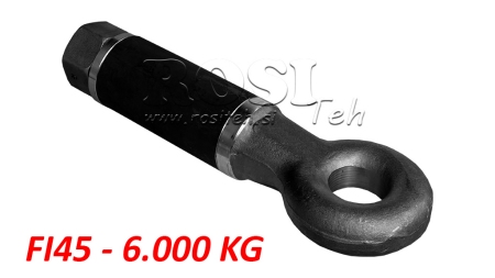 SWIVEL TOWING HOOK FI45 6000/1100KG