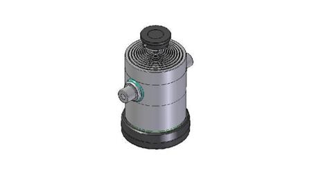 1049S -TELESCOPIC CYLINDER STANDARD/BALL 10 STAGES TRAVEL 2080 DIAMETER 300