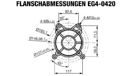 gasoline engine EG4-420cc-9.6kW-13.1HP-3,600 RPM-E-KW25x88.5-electric start