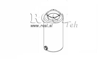 METALLTANK- ROLL PP 12 LITER HORISONTAL-VERTICAL