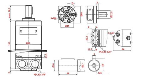 HYDROMOTOR MM 32 -side