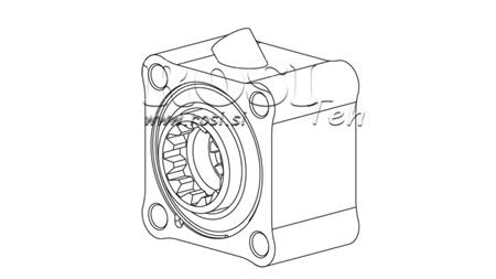 POHON HYDRAULICKÉHO ČERPADLA - ZF1 CASTING