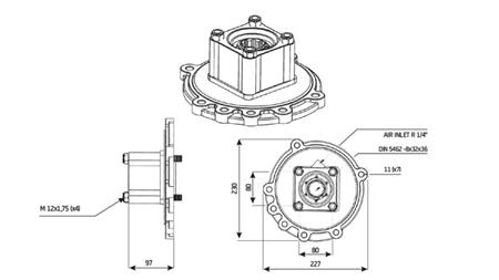 GEAR DRIVE FOR HYDRAULIC PUMP - MERCEDES G4