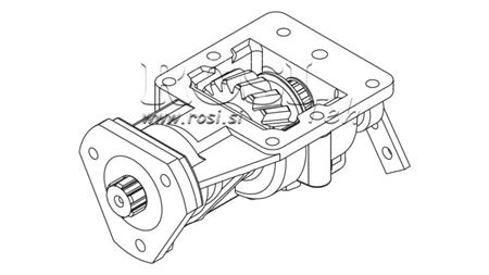 GEAR DRIVE FOR HYDRAULIC PUMP - IVECO 2826