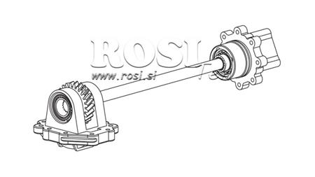 UTGÅNG FÖR HYDRAULIKPUMP - SCANIA GRS 905