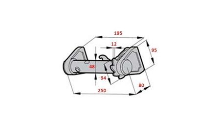 TOWING WINCH FOR TRAILERS LEFT