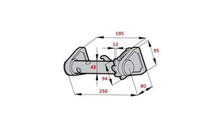 TRAILER TENSIONING WINCH - LEFT