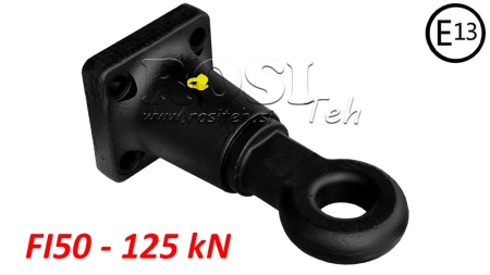 SWIVEL TOWING HOOK FI50 IN HOUSING 106kN (E13 certificate)