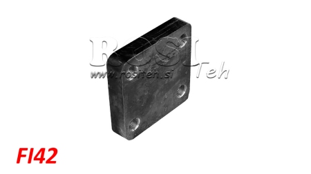 MOUNTING FLANGE FOR SWIVEL TOWING HOOK fi42 IN HOUSING