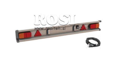 PARAURTI PER RIMORCHIO MODELLO TÜV CON LUCI 2150MM