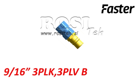 GIUNTO RAPIDO MASCHIO PER MULTI-FASTER 9/16 3PLK 3PLV B PARTE MOBILE