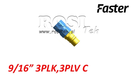 GIUNTO RAPIDO MASCHIO PER MULTI-FASTER 9/16 3PLK 3PLV C PARTE MOBILE