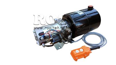 ΜΙΝΙ ΥΔΡΑΥΛΙΚΟΣ ΣΥΝΑΓΩΓΟΣ 24V DC - 2.2kW = 2.1cc - 8 λίτρα - μονής κατεύθυνσης συναρμολόγηση (μεταλλικό)