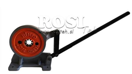 MANUĀLA CRIMPING MAŠĪNA ZEMSPIEDIENAM CAURULĒM 4-30mm 8 ZOBI AR AIZSARDZĪBU
