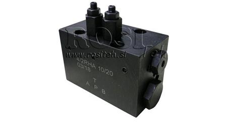 HYDRAULIC VALVE ROTARY MECHANICAL FOR HLEVSKE BRUSH CETOP5 4/2 RHA
