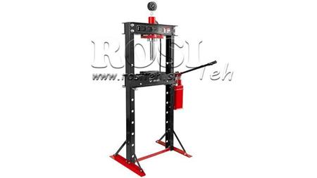 WORKSHOP HYDRAULIC BEARING PRESS - 20T - double pump