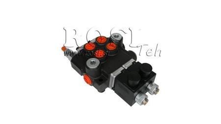 HYDRAULIC VALVE 2xZ50 ES1+12V DC