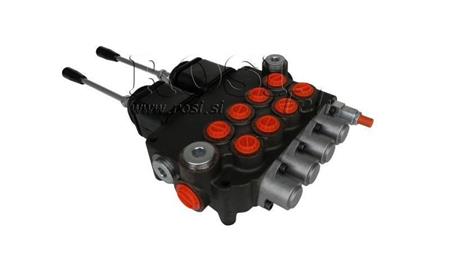 HYDRAULIC VALVE 4xP80 + 2x JOYSTICK