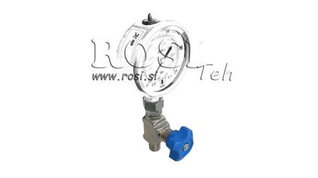 HYDRAULIC VALVE FOR MANOMETER