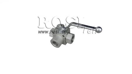 MANUAL 3-WAY VALVE RS3 1/4 - 500BAR - 25 lit