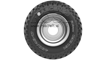 19.0/45-17 PNEUMATIQUE AW708 14PL AVEC JANTE 16,00X17