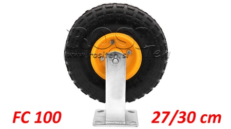 ΠΝΕΥΜΑΤΙΚΟΣ ΤΡΟΧΟΣ 27/30cm ΜΕ ΣΤΑΘΕΡΗ ΒΑΣΗ FC100