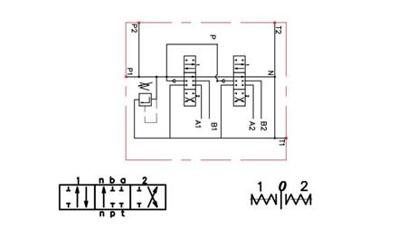 HYDRAULIC VALVE 2xPC70