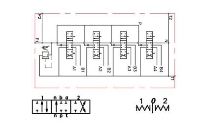 HYDRAULIC VALVE 4xPC70