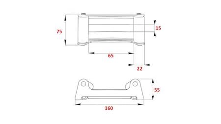 GUIDA A RULLI PER CAVO IN ACCIAIO DWH 2500-4500