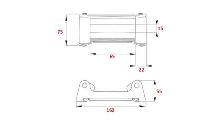 ROLLER VEZETÉS DWH 2500-4500 ACÉLKÖTÉLHEZ