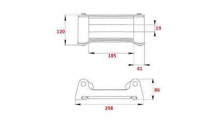 GUIDA A RULLI PER FUNE D'ACCIAIO DWM, DWH, DWT, DWHI 9000-22000