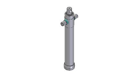 2026F -TELESCOPIC CYLINDER STANDARD/HOLE 2 STAGES STROKE 995 DIAMETER 80