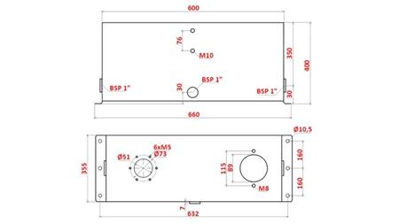 ΜΕΤΑΛΛΙΚΟΣ ΔΕΞΑΜΕΝΗ 75 ΛΙΤΡΩΝ ΚΥΒΟΣ 400x355x600mm ΠΛΗΡΗΣ ΜΕ ΕΞΟΠΛΙΣΜΟ