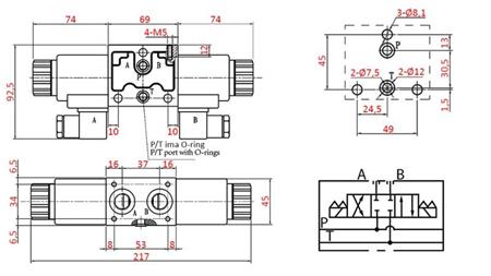 HYDRAULIC ELECTROMAGNETIC VALVE YEAT-ASSEMBLY VALE 12V N1