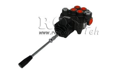 HYDRAULIC VALVE 2xP80 + JOYSTICK