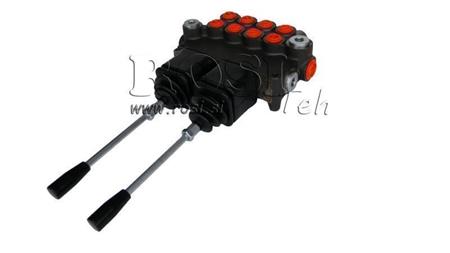 HYDRAULIC VALVE 4xP80 + 2x JOYSTICK