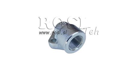 PIPE CONNECTION 3/4 - ANGLE FLANGE fi 40