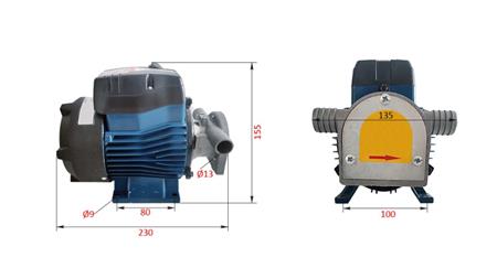 ELECTRIC PUMP 230V AC -3/4- 25 lit/min (1500 l/h)