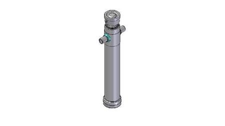 3026S -TELESCOPIC CYLINDER STANDARD/BALL 2 EXTENSIONS STROKE 995 Dia.95